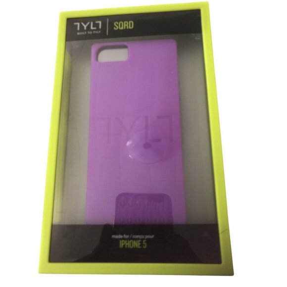 TYLT SQRD Protective Case For Apple iPhone 5 Slim Design Shockproof Purple - Picture 1 of 4